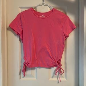 Hollister Baby Tee, Medium, Pink